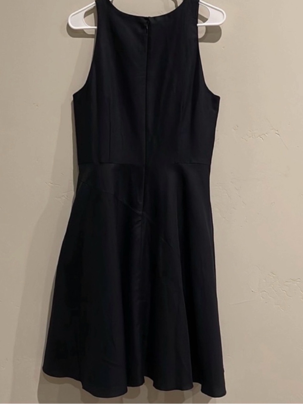 Vintage 90’s Minimal Ann Taylor Black Linen Dress s 10